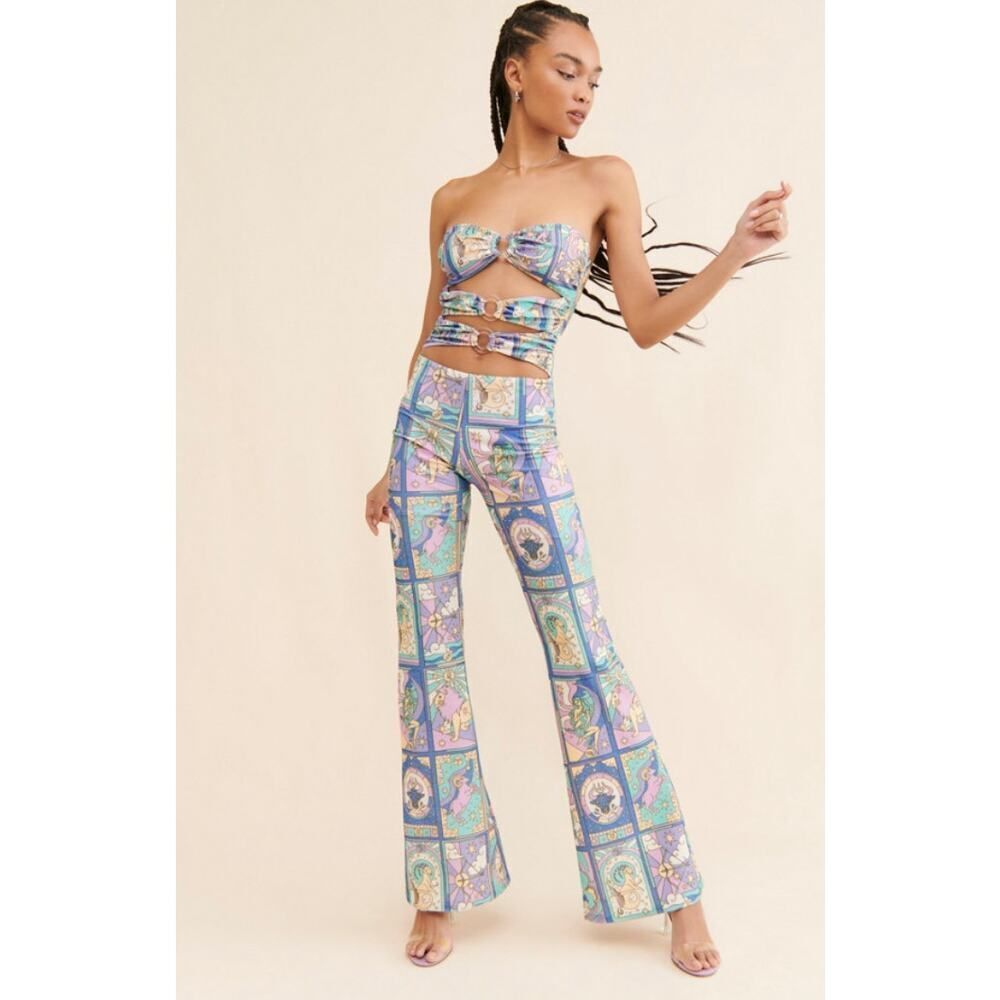 Oceanus Eden Cutout Jumpsuit - Size L - NWT